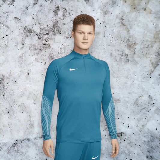 NIKE STRIKE 1/4 ZIP (ABYSS BLUE/GREEN)