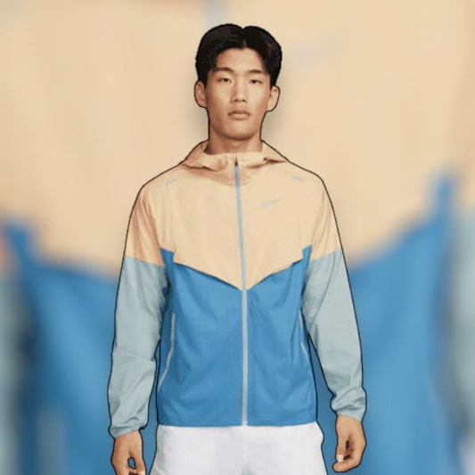 NIKE WINDRUNNER (BEIGE/BLUE)