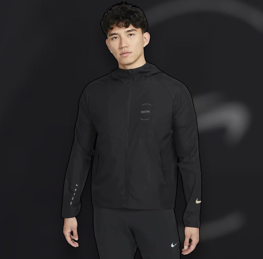 NIKE REPEL MILER SPIRAL JACKET (BLACK)