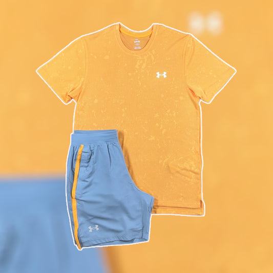 UNDER ARMOUR SPLATTER SET (ORANGE/GREY)