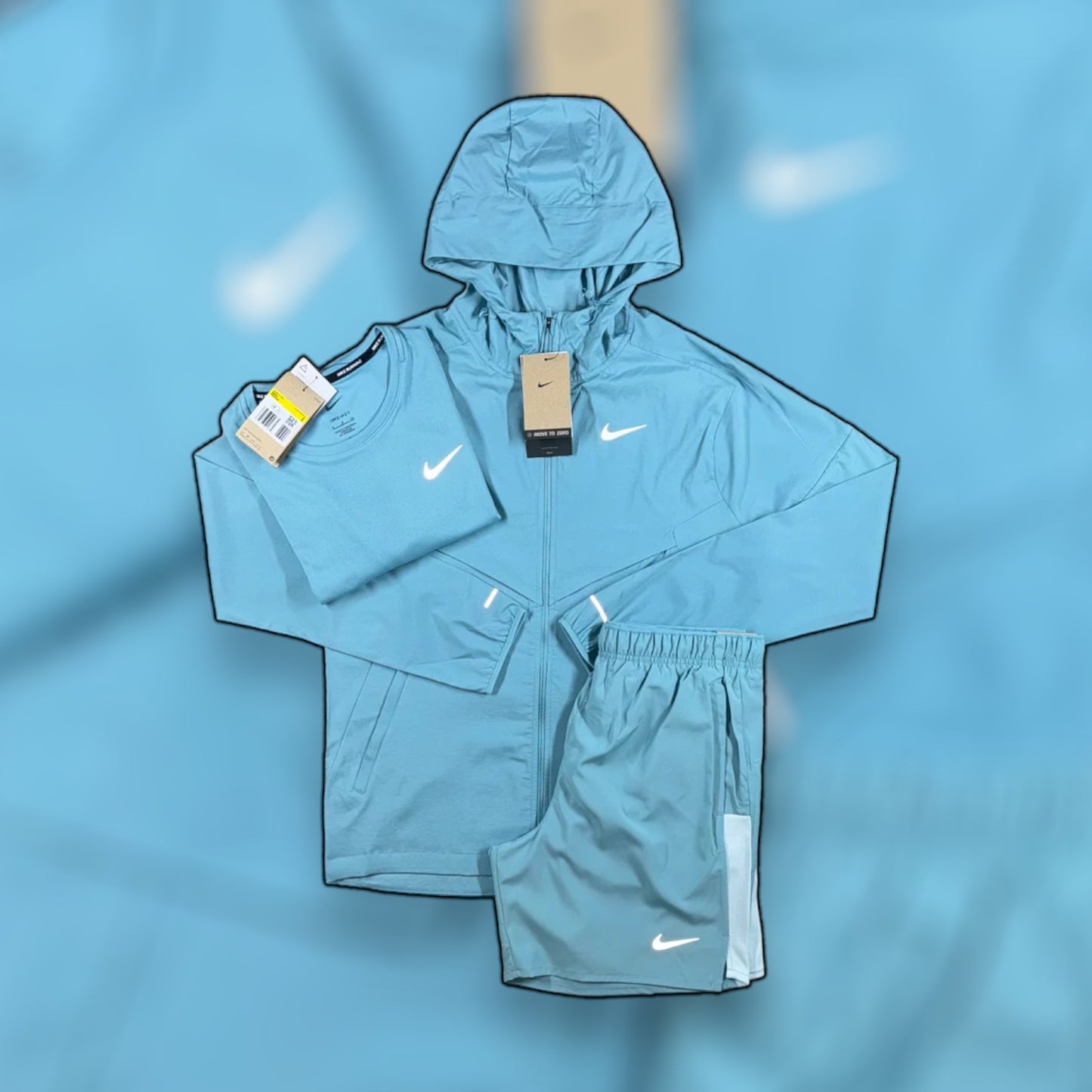 NIKE MILER 3.0 WINDBREAKER THREE PIECE (SKY BLUE)