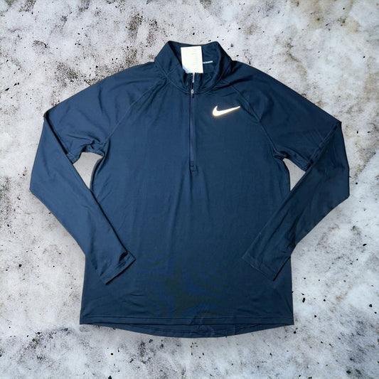 NIKE 1/4 ZIP TEXTURED (BLACK)