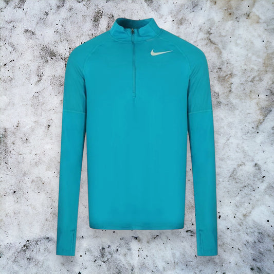 NIKE 1/4 ZIP (AQUA BLUE)