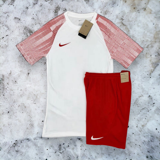 NIKE DRI FIT PRO SET (WHITE/RED)